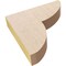 Ekena Millwork 2"W x 10"D x 10"H Thin Crestline Rough Cedar Woodgrain TimberThane Corbel, Primed Tan CORUR02X10X10CRERCPR - alternate 5